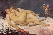 Gustave Courbet Sleep oil painting artist